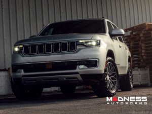 Jeep Wagoneer Custom Wheels - HF6-3 by Vossen - Brushed Gloss Black